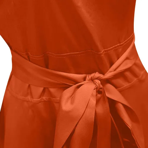 Vista 5 de Vestidos para mujer 2022 acampanado babydoll con manga abombada cuello alto espalda descubierta vestido de cintura alta vestido midi suelto vestidos