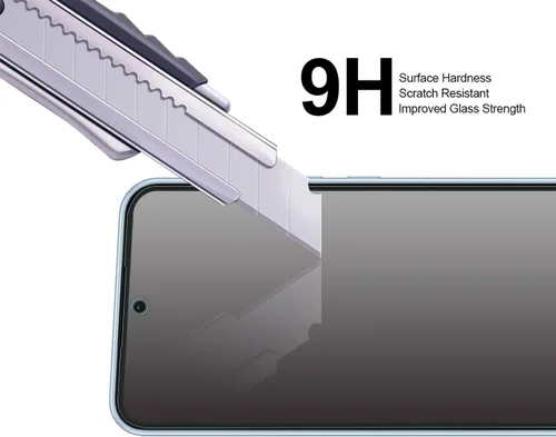 Vista 4 de Supershieldz Protector de pantalla de vidrio templado diseñado para Samsung Galaxy A54 5G, antiarañazos, sin burbujas