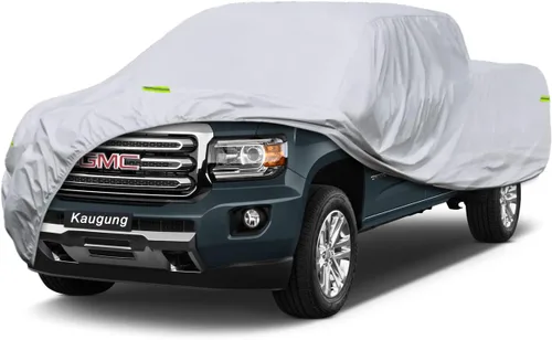 Vista 33 de Kaugung - Cubierta impermeable para camioneta, 7 capas resistentes, ajuste completo para Mitsubishi Raider 2006-2010, para todo clima, protección
