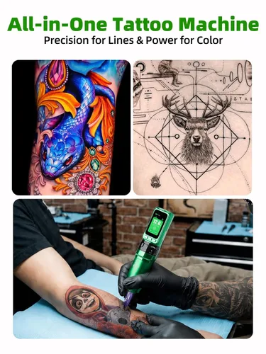 Vista 8 de Mast Tattoo Kit de máquina de tatuaje inalámbrico Fold Pro