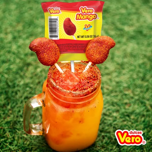 Vista 6 de Vero Paletas con sabor a mango cubierto de chile, 40 piezas
