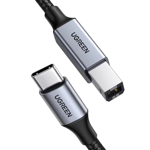Vista 11 de UGREEN Cable de impresora USB C de 3 pies, cable USB B a C de nailon para MacBook Pro/Air, cable MIDI compatible con teclado MIDI, DAC, controlador