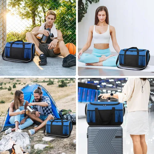 Vista 8 de Bolsa de lona, 17 pulgadas BuyAgain, pequeña bolsa de deporte de lona
