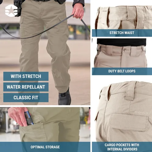 Vista 45 de Propper Pantalón Kinetic para hombre Negro