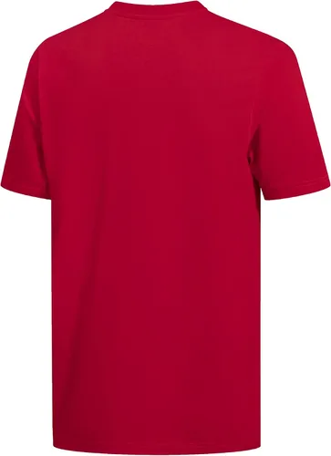 Vista 4 de adidas Camiseta Essentials con logotipo grande para hombre Negro-blanco