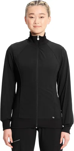 Vista 66 de Infinity by Cherokee 2391A - Chaquetas médicas con cremallera frontal para mujer, tela elástica en 4 direcciones