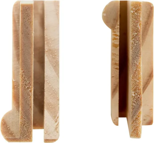 Vista 4 de Creative Mark Pro-Bar - Barras de madera resistentes de 8 pulgadas, paquete de 6 barras de madera de pino blanco extra pesadas de 1.5 pulgadas