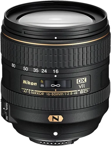 Vista 4 de Nikon Lente Nikkor con zoom f/2.8-4E VR DX AF-S ED de 0.630-3.150 in - (renovado)