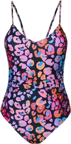Vista 5 de CUPSHE Trajes de baño de una pieza para mujer, con cuello en V, control de abdomen, tirantes ajustables, anillo en O