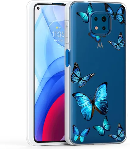 Vista 5 de Funda de teléfono para Moto G Power 2021 (no compatible con la versión 2020), Motolora G Power, funda protectora transparente de TPU