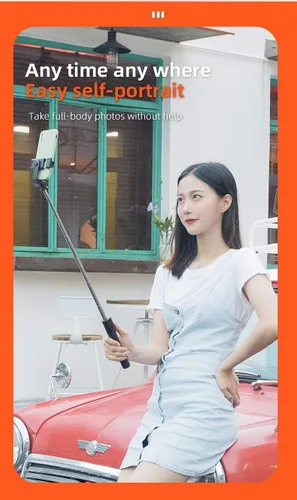 Vista 9 de Tianle Selfie Stick, trípode extensible para selfie stick con control remoto inalámbrico y trípode flexible, grupo de selfies, transmisión en vivo