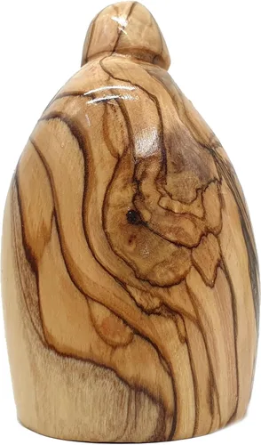 Vista 8 de Zuluf HOF027 - Figura de madera de olivo de 3.1 pulgadas, pequeña Natividad tallada a mano de José, Virgen María y Niño Jesús, inauguración de casa