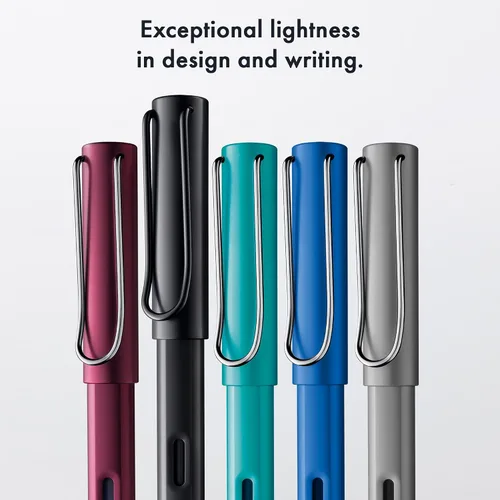 Vista 6 de LAMY AL-star aubergine - Pluma estilográfica con empuñadura ergonómica y plumín de acero pulido en tamaño M - cuerpo ligero de aluminio - incluye