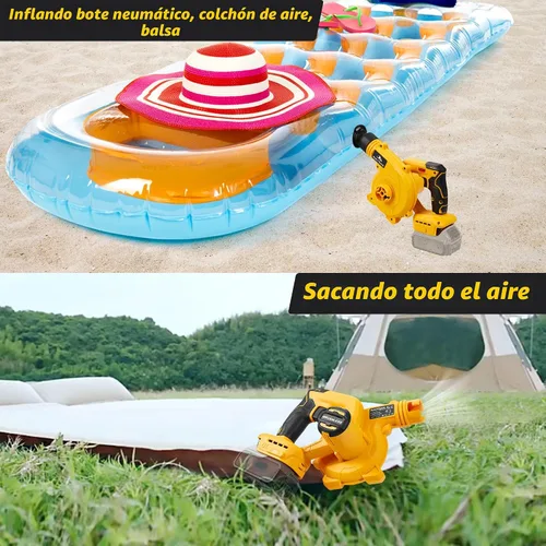 Vista 6 de Soplador de hojas inalámbrico para batería Dewalt de 20 V máximo, soplador de aire eléctrico para el lugar de trabajo con motor sin escobillas, 6