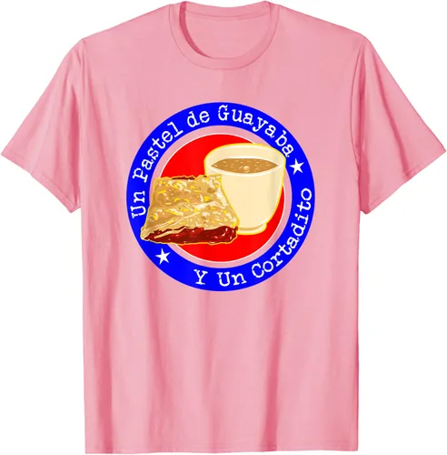 Vista 24 de Divertido desayuno cubano café guayaba guayaba café camiseta Negro