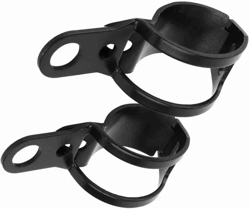 Vista 4 de Terisass Soporte de señal de giro universal de 3.1 x 1.2 in, kit de abrazadera de horquilla de metal