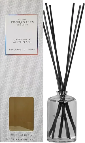 Vista 19 de Pecksniffs Classic - Juego de difusor de 3.4 fl oz Lujoso aroma difusor de fragancia de flor de jengibre y pachulí Aceites perfumados