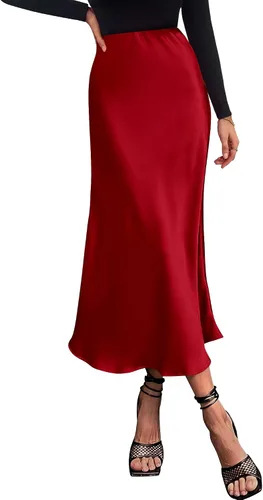 Vista 27 de BTFBM Faldas largas para mujer, trajes de otoño 2026 Azul marino