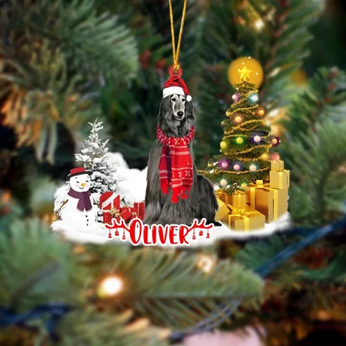 Vista 84 de NAZENTI Adorno personalizado de gato abisinio con árbol de pino, adorno de Navidad personalizado para perros amantes de las mascotas, colgante