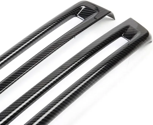 Vista 4 de Fibra de carbono aspecto parachoques trasero niebla cubierta accesorios para 2014 2015 2016 2017 2018 2019 Chevrolet Corvette C7