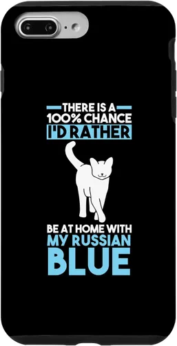 Vista 9 de Funda azul rusa para iPhone 15 Cat