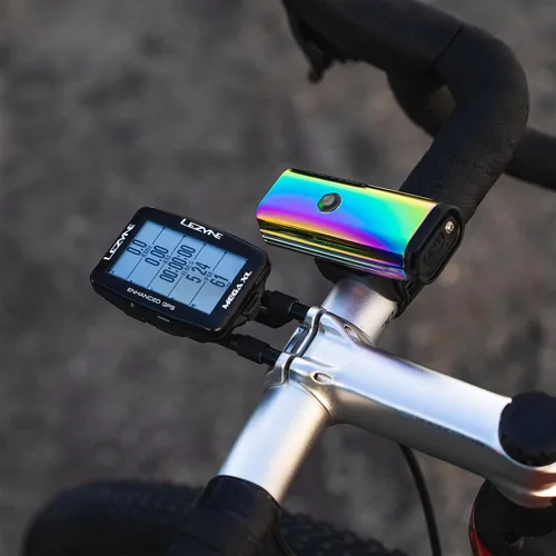 Vista 6 de LEZYNE Lite Drive - Luz delantera LED blanca resistente al agua IPX7 recargable por USB, con múltiples modos sólidos y de flash, correa de montaje