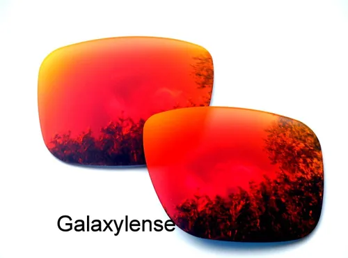 Vista 2 de Lentes Galaxy de repuesto para Oakley Holbrook Fire Red Color Polarizado