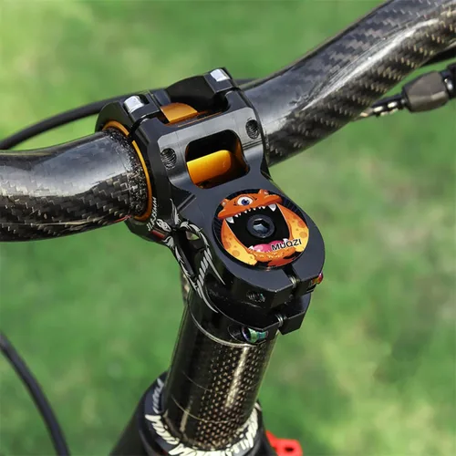 Vista 3 de 1 1/8 pulgadas Auriculares de bicicleta tapa superior cubierta con perno de aluminio MTB Bike Headset cubierta vástago MTB Bike Headset Cover Stem