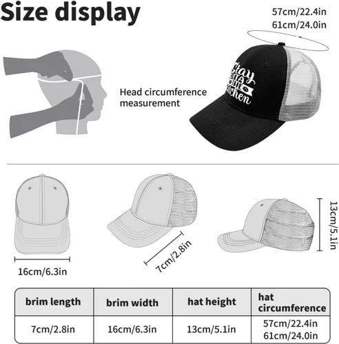Vista 4 de Baseball Cap Stay utta The Kitchen Baseball Caps, Funny Baseball Caps for Women