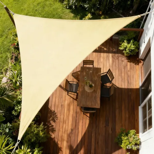 Vista 29 de Toldo rectangular de 10 x 13 pies (gris frío) - Bloqueo UV para patio y exteriores Resists Aging From Sun &Rain，Block UV 90%+ ，Cools 8—15℃，For