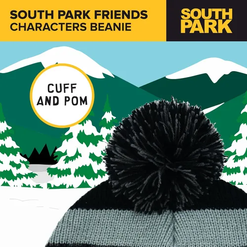 Vista 4 de Concept One South Park - Gorro de invierno acrílico con puño