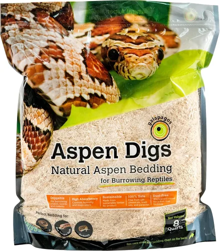 Vista 6 de Galápagos (05064) Aspen Digs Shavings Ropa de cama, 8-Quart, Natural