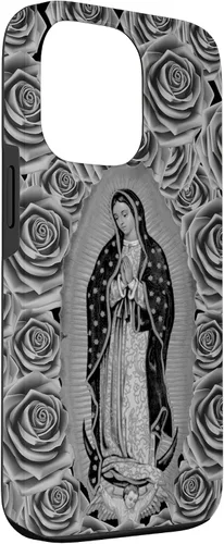 Vista 21 de Funda para iPhone 11 Nuestra Señora Virgen De Guadalupe Virgen María Floral