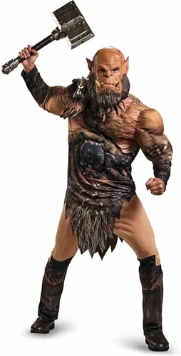 Vista 2 de Disfraz de Warcraft Orgrim Deluxe para hombre