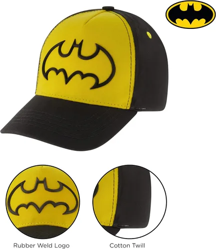 Vista 3 de DC Comics Baseball Cap Batman Adjustable Toddler 2-4 Or Boy Hats for Kids Ages 4-7