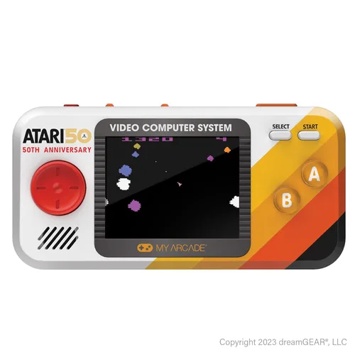 Vista 8 de My Arcade Atari Pocket Player Bundle: Portable Video Game Console with 100 Games, Travel Case and Screen Protector Included