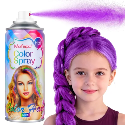 Vista 24 de Spray de color rojo para el cabello temporal para niños, mujeres y hombres