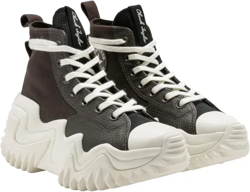 Vista 3 de Converse Run Star Motion Hi - Zapatillas deportivas para mujer, terciopelo negro, marrónnegromasilla pálida, 6.5 mujeres5 hombres, Terciopelo