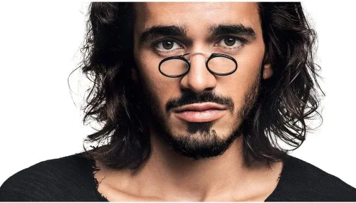 Vista 6 de REAVEE Paquete de 2 lentes de lectura con clip de nariz sin brazos para hombres y mujeres, sin sienes, delgados y compactos, ultra delgados con mini