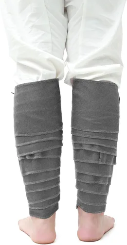 Vista 8 de KUOIN Medieval Men's Leg Wraps Brooch Pirate Cosplay Costume Accessory 138 Inch