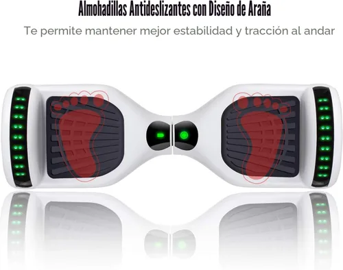 Vista 5 de LIEAGLE Scooter with Bluetooth Speakers and Colorful Wheel Hub Lights 6.5"&8.5"Hoverboard All-terrain Self-balancing Scooter for Kids Adults