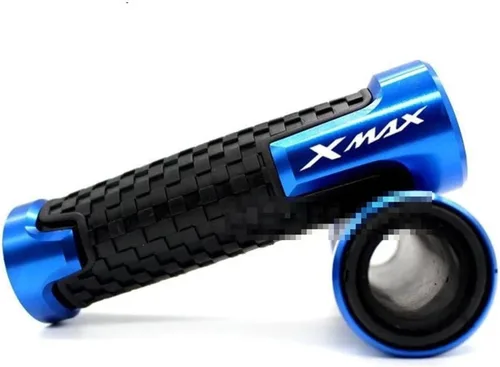 Vista 3 de Motorcycle Handlebar Grips Motorcycle Accessories Xmax 7/8" 22MM Handlebar Hand Grips Handle Bar for Xmax 125 250 300 400 X MAX Handlebar Grips Blue