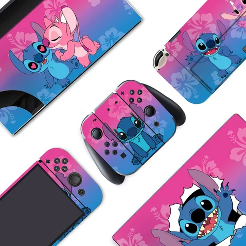 Vista 2 de Adhesivos de vinilo mate con diseño de anime Switch OLED (solo interruptor OLED)