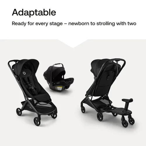 Vista 14 de Bugaboo Butterfly 2 - Cochecito de viaje ultracompacto plegable de un Negro (Heritage Black)
