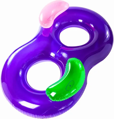 Vista 20 de Swimline Pool Ring – Inflatable Lounge Float with Fun Design for Adults & Teens – Durable Vinyl Ring for Pool, Lake, or Beach – Easy to Inflate and
