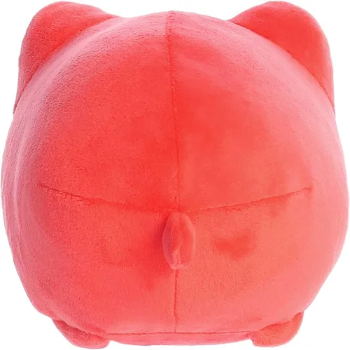 Vista 4 de Aurora® Encantador Tasty Peach® Guayaba Meowchi - Animal de peluche - Diseño brillante y colorido - Peluche Showpiece - Naranja 7 pulgadas