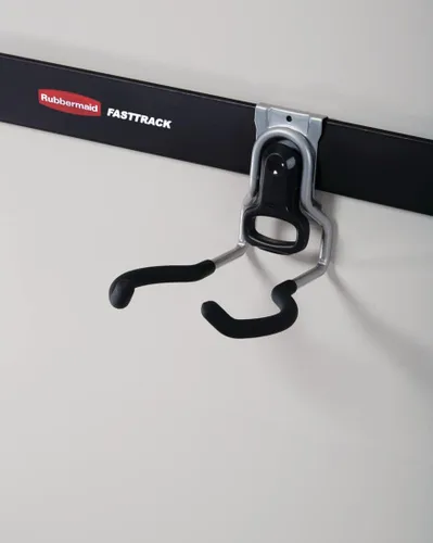 Vista 10 de Sistema de almacenamiento de cochera VerticalRubbermaid FastTrack bicicleta gancho, 1784463