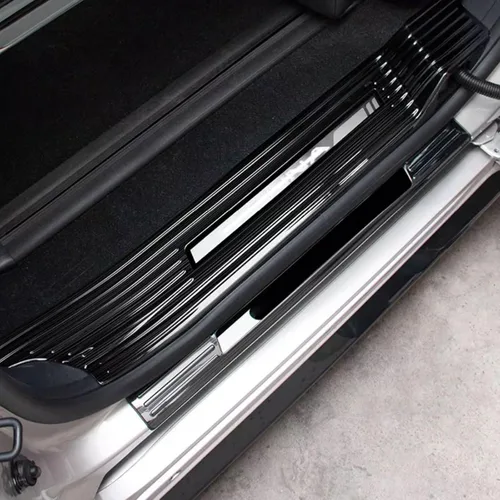 Vista 3 de Accesorios de automóvil compatibles con Toyota Sienna de alta configuración 2021 2022 2023, protector de umbral de puerta, cubierta protectora