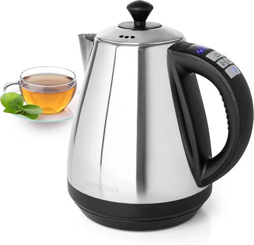 Vista 10 de Mixpresso - Tetera eléctrica de acero inoxidable rojo, 1,7 L, 1500 W