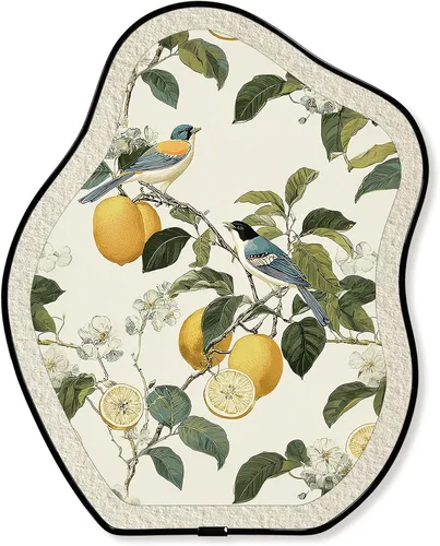 Vista 45 de KVEKVE Dark Academia - Decoración ovalada enmarcada para pared, paisaje gótico, naturaleza, luna Moody, decoración colgante, para pared o mesa